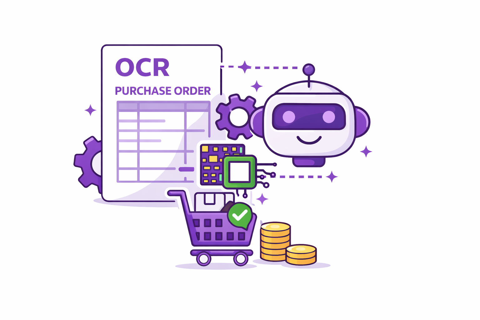 OCR purchase order processing system